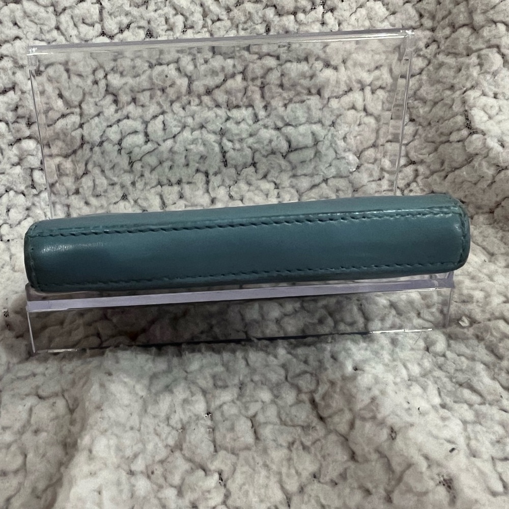 Yves Saint Laurent Blue Zip Around Small Wallet - Picture 6 of 12